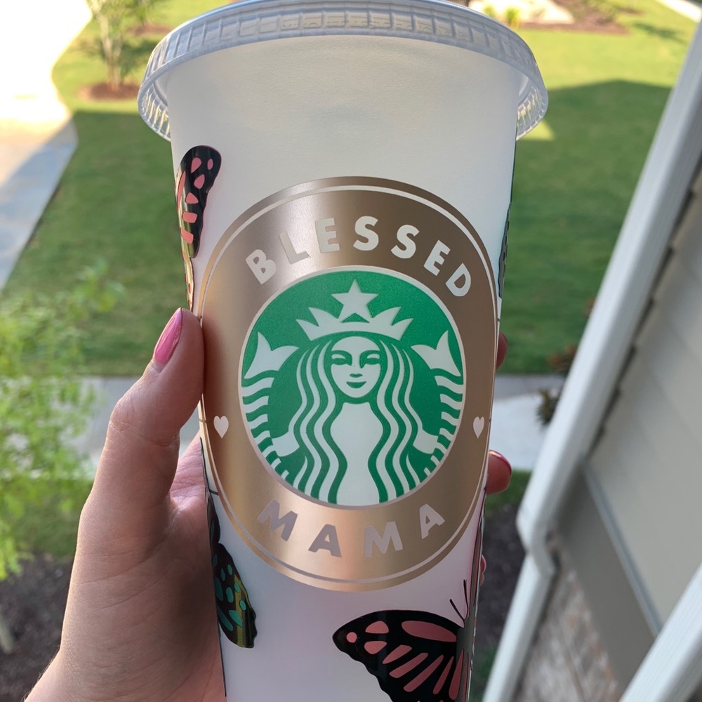 Blessed Mama Custom Starbucks Cold Cup